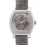 F.P. Journe, A very rare and fine limited edition semi-skeletonized platinum tortue-shaped wristwatch with digital jump hours and seconds, power reserve indication, certificate and presentation box, numbered 56 of a limited edition of 69 pieces, Circa 2018