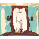 Genieve Figgis, Lady with a harp, 2018, acrylic on canvas