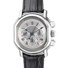 Daniel Roth, An attractive stainless steel chronograph wristwatch with silvered dial and date, Circa 1995