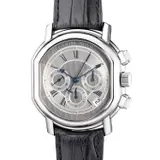Daniel Roth, An attractive stainless steel chronograph wristwatch with silvered dial and date, Circa 1995