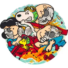 Peanuts Pop by Matt Gondek, 2018, acrylic on Russian Birch Wood, resin, sold Sep 2021