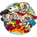 Matt Gondek, Peanuts Pop, 2018, acrylic on Russian Birch Wood, resin
