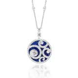 Anton Graff, A Diamond and Sapphire 'Diamond on Diamond' Pendant Necklace