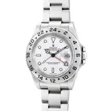 Rolex, A fine stainless steel dual-time wristwatch with center seconds, date, 24-hour indication, bracelet, guarantee and presentation box