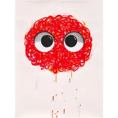 Redhead by Javier Calleja, 2019, screenprint in colours on paper, sold Sep 2021