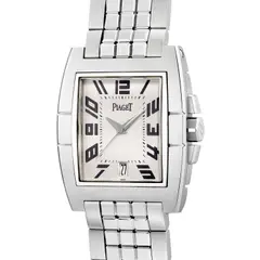 Piaget, A fine and unusual stainless steel wristwatch with center seconds, date, bracelet, warranty and presentation box, Circa 2001