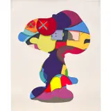 Kaws, NO ONE'S HOME, silkscreen print in colours on paper
