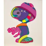 Kaws, THE THINGS THAT COMFORT, silkscreen print in colours on paper
