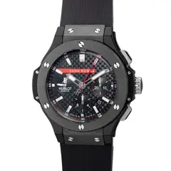Hublot, A fine limited edition black ceramic chronograph wristwatch with date, warranty and presentation box, numbered 86 of a limited edition 1,000 made for Luna Rossa, Circa 2007