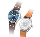 Iwc, A rare, attractive and oversized limited edition stainless steel wristwatch with center hacking seconds, 7-days power reserve, date indication, warranty and presentation box, made as a tribute to Le Petit Prince, 2016