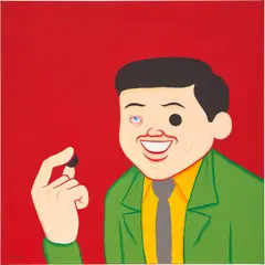 Joan Cornellà, Untitled #4, 2016, acrylic on canvas