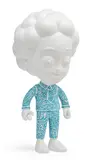 Sam Cox, The Doodler (Blue), marker on painted cast resin