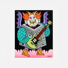 Rock n’ Roll Ojo by Martin Ontiveros, 2007, acrylic on panel, sold Oct 2024