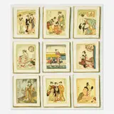 Lisa Milroy, Japanese Prints, 1986, oil on canvas