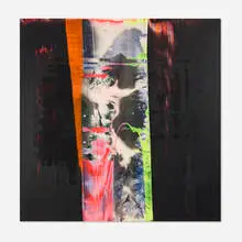 Breakout by Ed Moses, 2008, acrylic on canvas, sold Oct 2024
