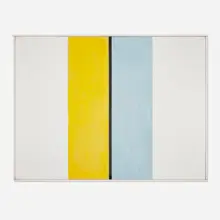 John McLaughlin, #25, 1961, oil on canvas in artist's frame
