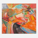 Milton Derr, Impressions of RT #2, Late November, oil on canvas