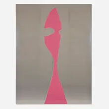 Gary Hume, Pink Nicola, 2004, enamel on aluminum