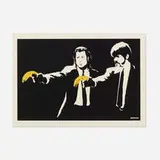 Pulp Fiction by Banksy, 2003, screenprint in colors, sold Oct 2024