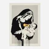 Toxic Mary by Banksy, 2003, screenprint in colors, sold Oct 2024