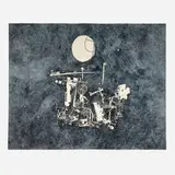 Michael Landy, H.2.N.Y. Suicide in a Garden, 2006, oil on paper