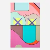 Kaws, Untitled (from the Ups and Downs portfolio), 2013, screenprint in colors on Saunders Waterford 410gm High White