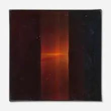 Helen Pashgian, Untitled, 1990, epoxy on canvas over wood