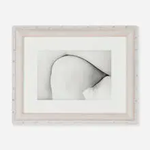 Frederick Hammersley, Knee Portrait, 1970, gelatin silver print on Agfa in artist's frame