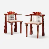 Garry Knox Bennett, Red chairs, pair