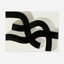 Ettore Sottsass, Untitled (Study for the Kalligraphy series), 1995, watercolor and graphite on paper