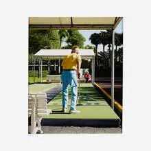 Max Ferguson, Shuffleboard, 2011, oil on panel