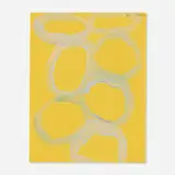 Günther Förg, Untitled, 1991, watercolor on yellow machine-wrapped paper