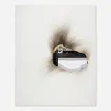Kasper Sonne, Borderline (New Territory) No. 60, 2014, industrial paint, fire and water on canvas