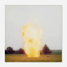 Sarah Pickering, Fuel Air Explosion, 2005, C-print on aluminum and facemounted to acrylic