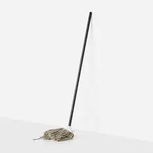 Michael Brown, Aretha Franklin (mop), 2009, plastic (Aretha Franklin records) and mop head