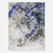 Jens Einhorn, You are driving me crazy III, 2015, glue, polyester, pigment and oil on canvas