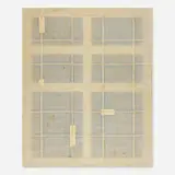 Jack Greer, Phase 1/3, 2013, paper, tape and thread on wooden stretcher