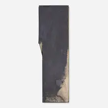 Raises by Lydia Gifford, 2012, oil on canvas over wood construction, sold Sep 2025
