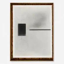 Nate Young, Untitled Diagram #8, 2014, graphite and watercolor on paper