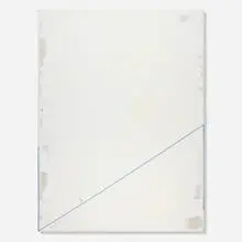 Jens Einhorn, ...But We Do It Anyway, 2015, glue and mesh on primed canvas with rope