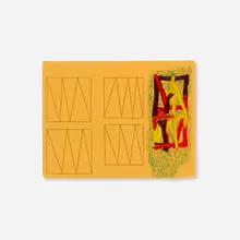 Jonathan Lasker, Study for the Happiness of Nations, 1990, acrylic, oil, and pen on paper