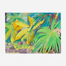 Hunt Slonem, Tropical Fronds, 1982, gouache on Arches