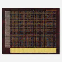 Michael Banicki, Salamander Rating, 1996, acrylic and pencil on canvas