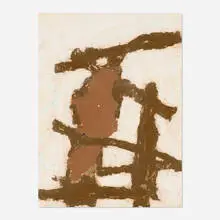 Richard Aldrich, Untitled (Dragon #2), 2008-09, oil and wax on panel