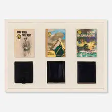 James Beckett, Plant-Life: Objects abandoned in storage (temporary re-use of former site of production), 2010, mixed media in artist-made frame