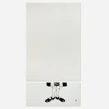 Oliver Osborne, Feet (diptych), 2015, screenprint and acrylic on linen