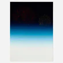 Pae White, Web Sampler, 1999, spiderweb on perfect paper