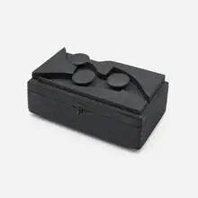Untitled (from the Cryptic series) by Louise Nevelson, 1984, painted wood construction, sold Sep 2025