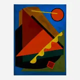 John Sennhauser, Composition, c. 1939, oil on canvas