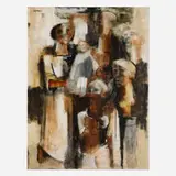 Charles Alston, Family #6, oil on canvas